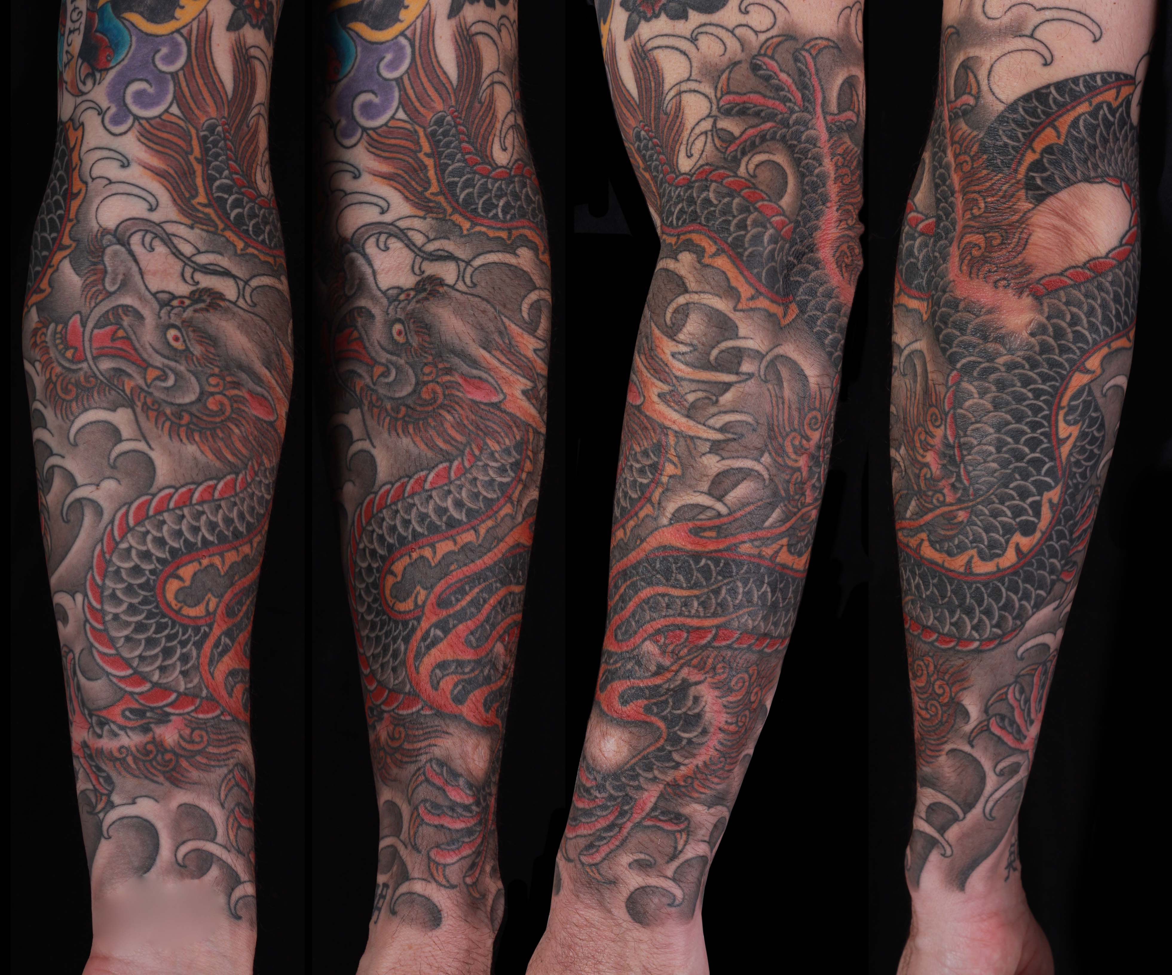 brian-thurow-dedication-tattoo-japanese-dragon-water-forearm-sleeve