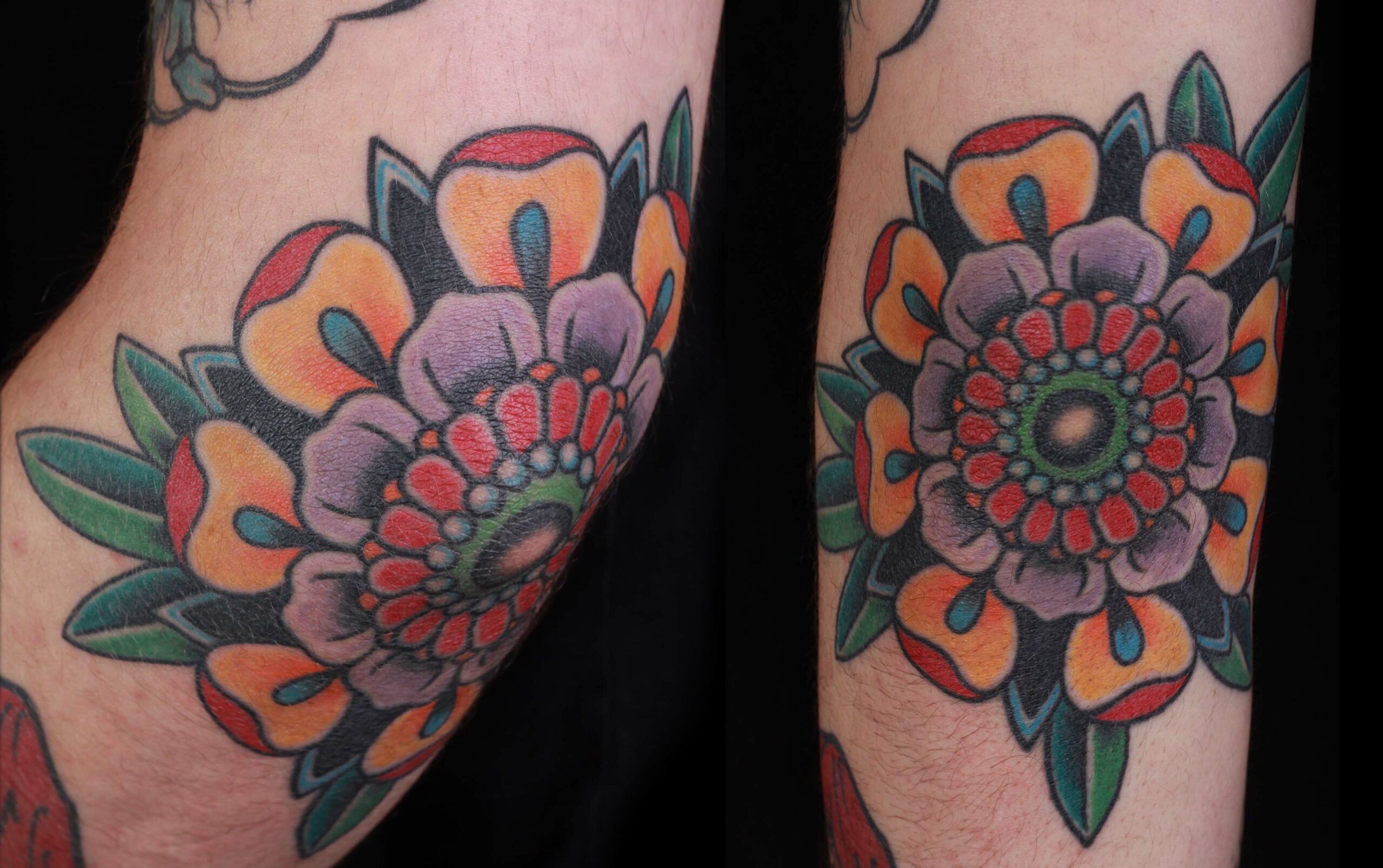 brian-thurow-dedication-tattoo-mandala-flower-elbow