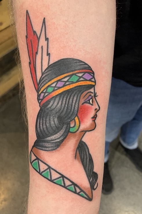 Native Princess Tattoo