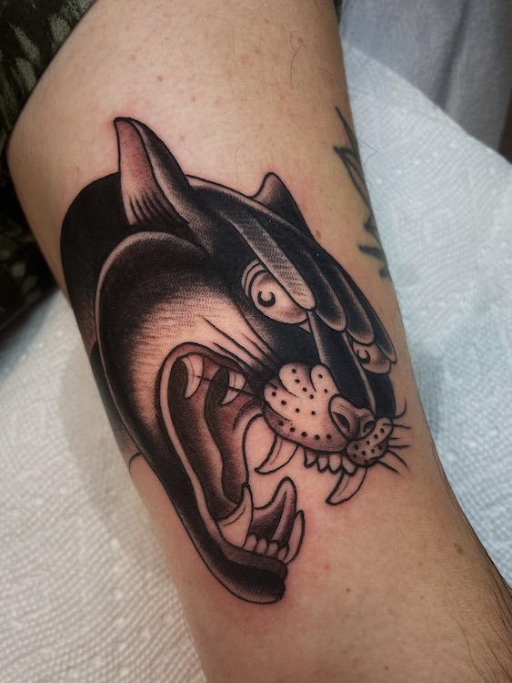Panther Head Tattoo Reference